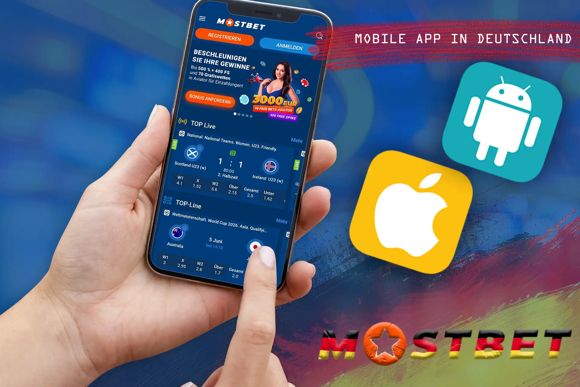 Bequeme mobile Anwendung Mostbet